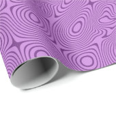 Abstract Trippy Curves and Shapes Pattern Cadeaupapier (Rol Hoek)