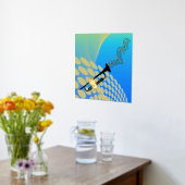 Abstract Trompet Muziek Folie Prints (Laag (Keuken))