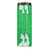 Abstract tropical leaf painting design thermosbeker (Achterkant)