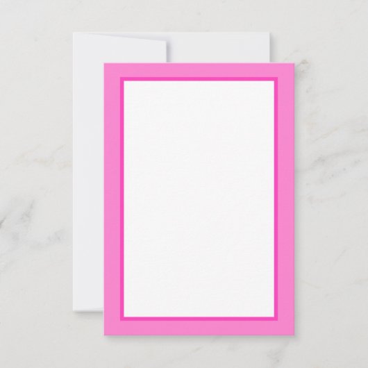 Abstract Tropical Motif Flat Card Bedankkaart (Voorkant)