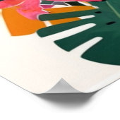 Abstract Tropical Wall Art Home Decor Poster (Hoek)