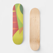 Abstract Tropicana Skatebord Dek Persoonlijk Skateboard (Voorkant)