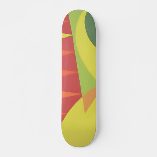 Abstract Tropicana Skatebord Dek Persoonlijk Skateboard (Voorkant)