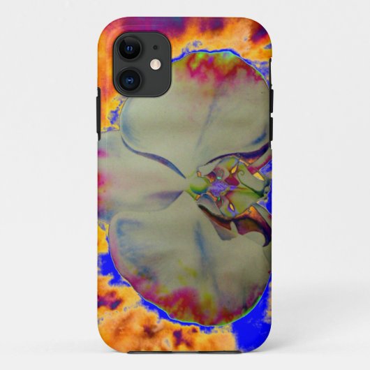 Abstract tropisch bloemschilderij kleurrijke orchi Case-Mate iPhone case (Achterkant)