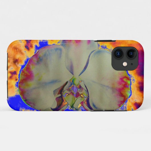 Abstract tropisch bloemschilderij kleurrijke orchi Case-Mate iPhone case (Achterkant (horizontaal))