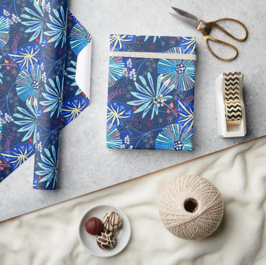 Abstract tropisch. cadeaupapier (Crafts)