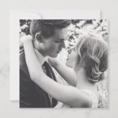 Abstract tropisch getij aqua bruiloft uitstel kaart (Achterkant)