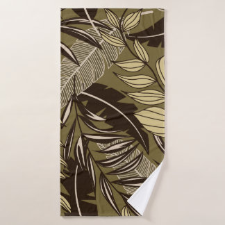 Abstract tropisch naadloos patroon met kleurrijke  badhanddoek