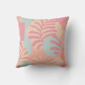 Abstract Tropisch Patroon Kussen (Achterkant)