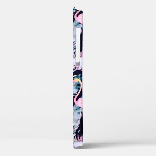Abstract tropisch patroon met flamingo, protea, l Case-Mate iPhone case (Achterkant / Links)