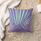 Abstract tropisch plantpatroon kussen (Deken)