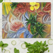 Abstract tropisch theedoek (Gevouwen)