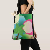 abstract tropisch tote bag (Dichtbij)
