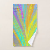 Abstract tropisch zomerfeest bad handdoek (Handdoek)