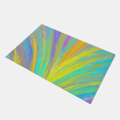 Abstract tropisch zomerfeest deurmat (Schuin)