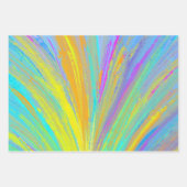 Abstract tropisch zomerfeest inpakpapier vel (Voorkant 3)