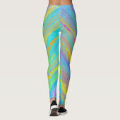 Abstract tropisch zomerfeest leggings (Achterkant)