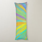 Abstract tropisch zomerfeest lichaamskussen (Achterkant (Verticaal))