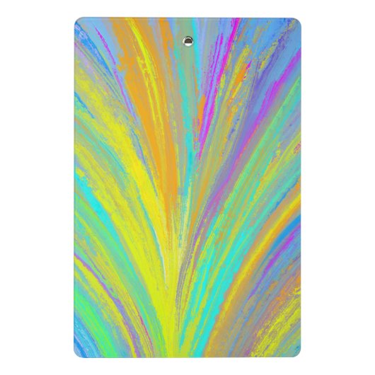 Abstract tropisch zomerfeest mini klembord (Achterkant)