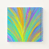 Abstract tropisch zomerfeest notitieboek (Achterkant)