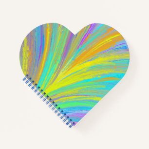 Abstract tropisch zomerfeest notitieboek