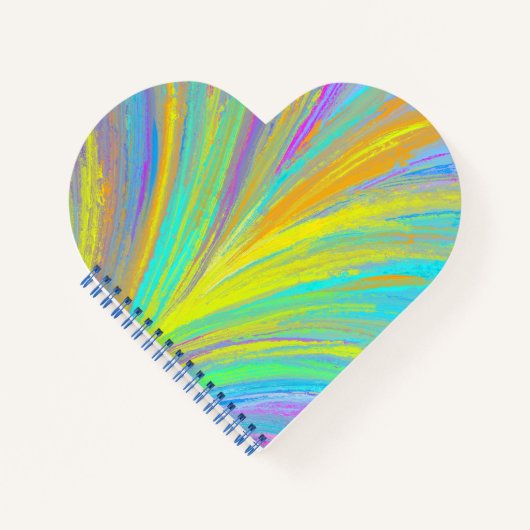 Abstract tropisch zomerfeest notitieboek (Voorkant)