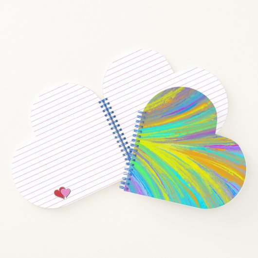 Abstract tropisch zomerfeest notitieboek (Binnen)