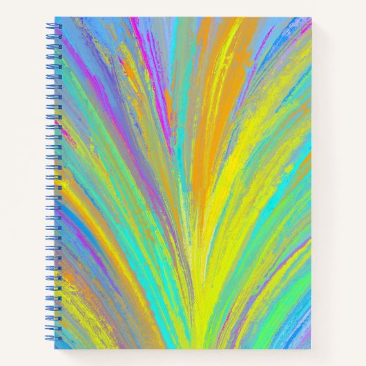 Abstract tropisch zomerfeest notitieboek (Voorkant)