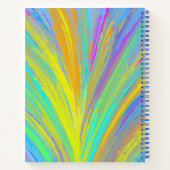 Abstract tropisch zomerfeest notitieboek (Achterkant)