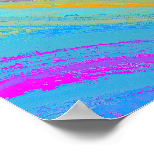 Abstract tropisch zomerfeest poster (Hoek)