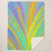 Abstract tropisch zomerfeest sherpa deken (Voorkant)