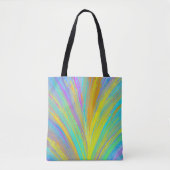 Abstract tropisch zomerfeest tote bag (Voorkant)