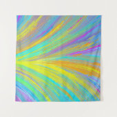 Abstract tropisch zomerfeest wandkleed (Voorkant (horizontaal))