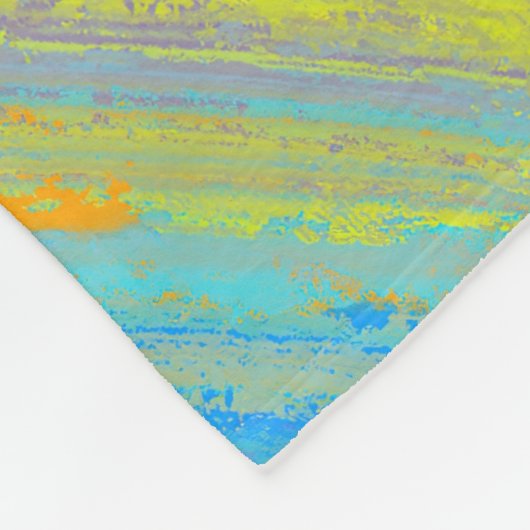 Abstract Tropisch Zomerpret Fleece Deken (Hoek)