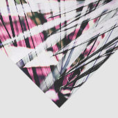 Abstract Tropisch zwart en roze Oerwoud lekt Tissuepapier (Detail)