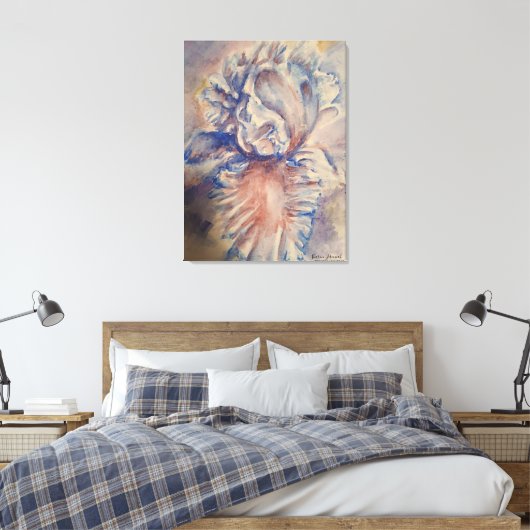 Abstract Tulips Canvas Afdruk (Insitu (Slaapkamer))