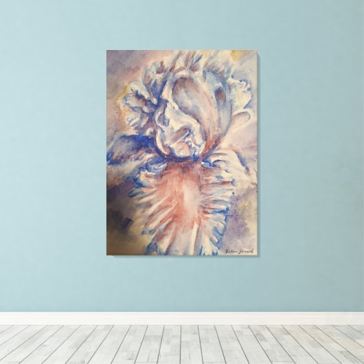 Abstract Tulips Canvas Afdruk (Insitu (Houten vloer))