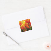 Abstract Tulpen Schilderen Kunst - Sticker (Envelop)
