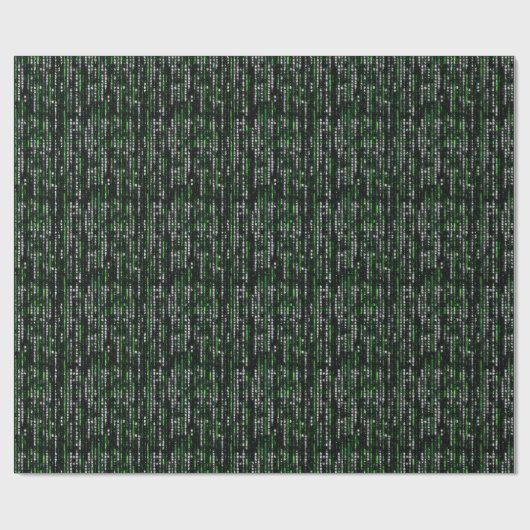 Abstract Tunnel Perspective with Two Figures Cadeaupapier (Vlak)