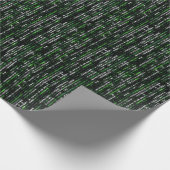 Abstract Tunnel Perspective with Two Figures Cadeaupapier (Hoek)