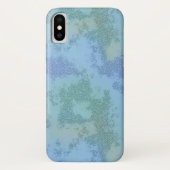 Abstract Turquoise Mermaid Glitter Telefoon Case (Achterkant)