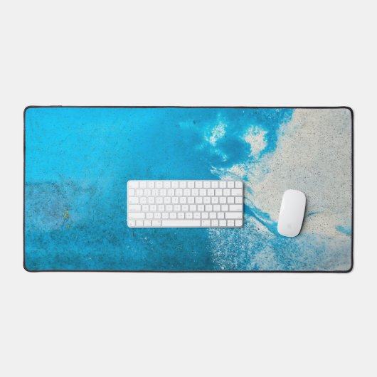 Abstract turquoise patroon bureaumat (Keyboard & Muis)
