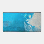 Abstract turquoise patroon bureaumat (Voorkant)