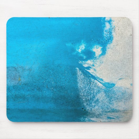 Abstract turquoise patroon muismat (Voorkant)