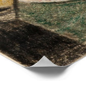 Abstract--Twee vrouwen met tennisrackets  Poster (Hoek)