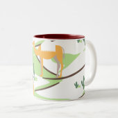 Abstract Tweekleurige Koffiemok (Voorkant rechts)