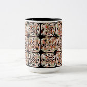 Abstract Tweekleurige Koffiemok (Center)