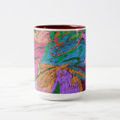 Abstract Tweekleurige Koffiemok (Center)