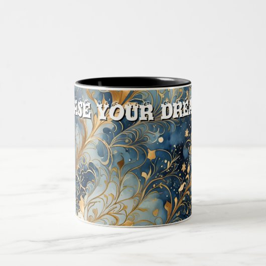 Abstract Tweekleurige Koffiemok (Center)