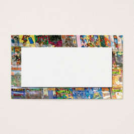 abstract uit stripwinkel visitekaartje